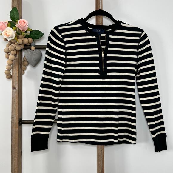 Chaps Long Sleeve 1/4 Zip Shirt Size Small - Picture 1 of 6